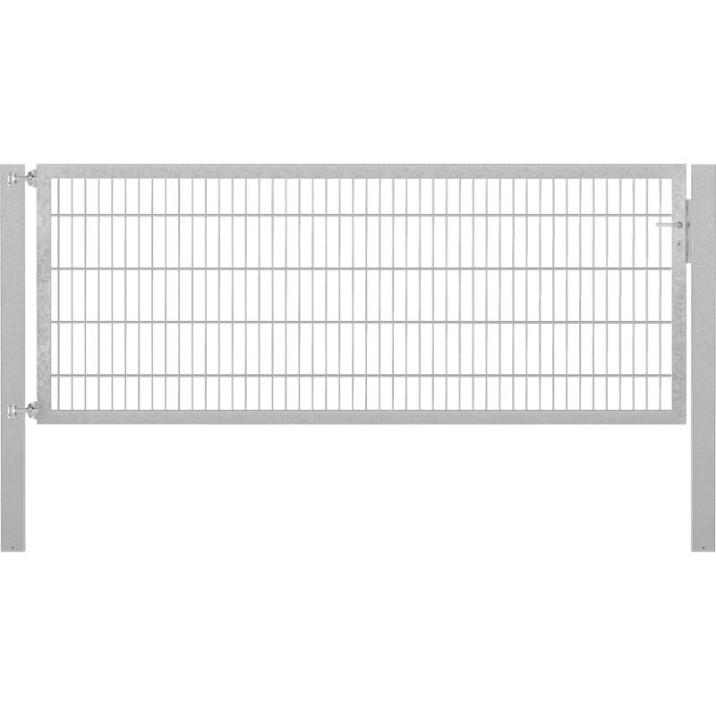 Einzeltor Flexo Plus 250 cm x 100 cm Pfosten 100 cm x 100 cm Feuerverzinkt von -