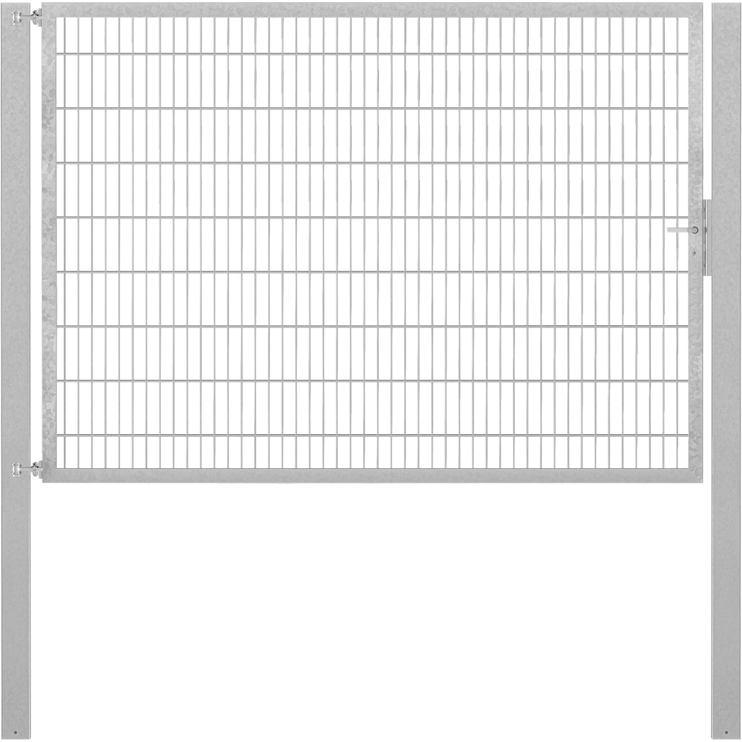 Einzeltor Flexo Plus 250 cm x 180 cm Pfosten 100 cm x 100 cm Feuerverzinkt von -