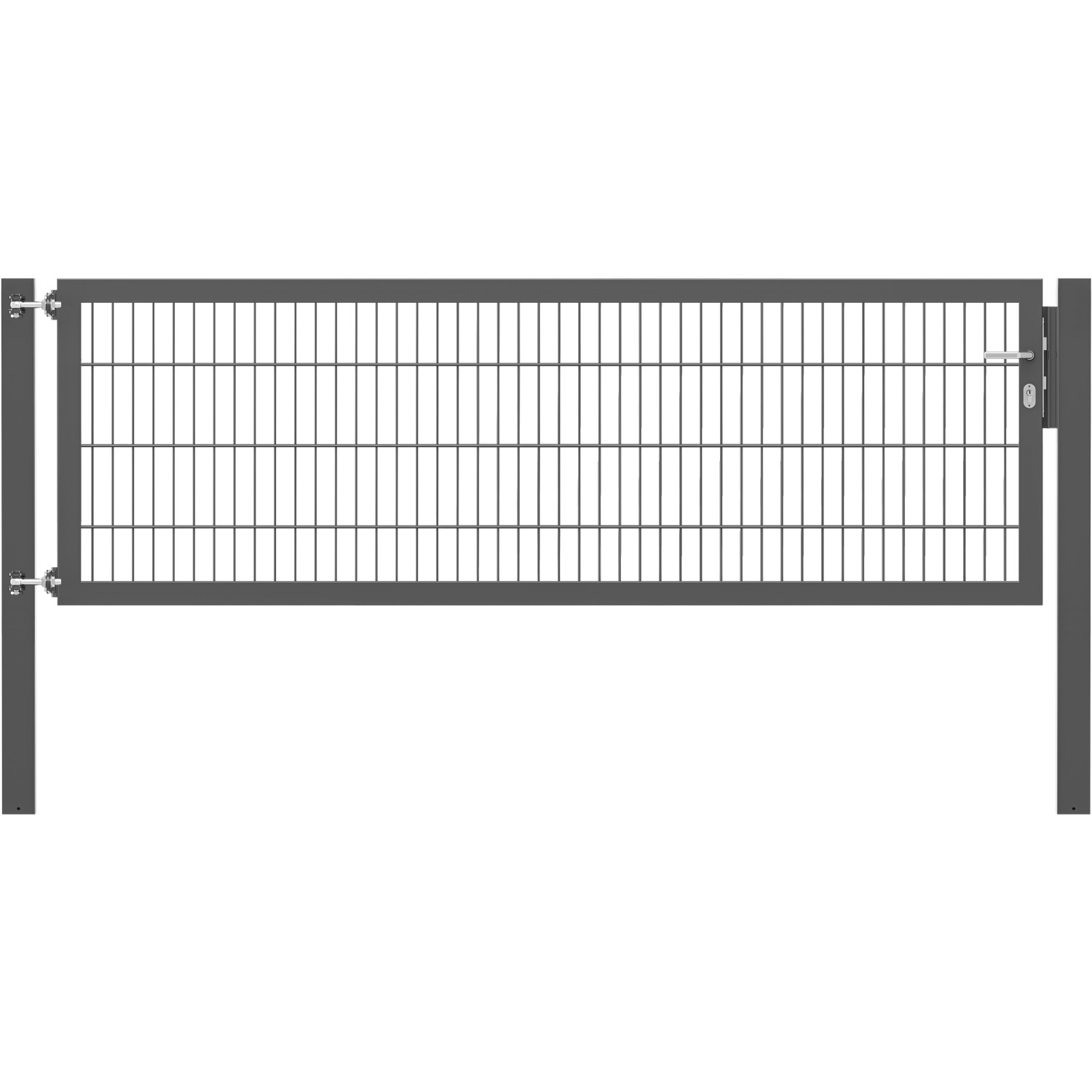 Einzeltor Flexo Plus 250 cm x 80 cm Pfosten 100 cm x 100 cm Anthrazit Einzeltor Flexo Plus 250 cm x 80 cm Pfosten 100 cm x 100 cm Anthrazit von -
