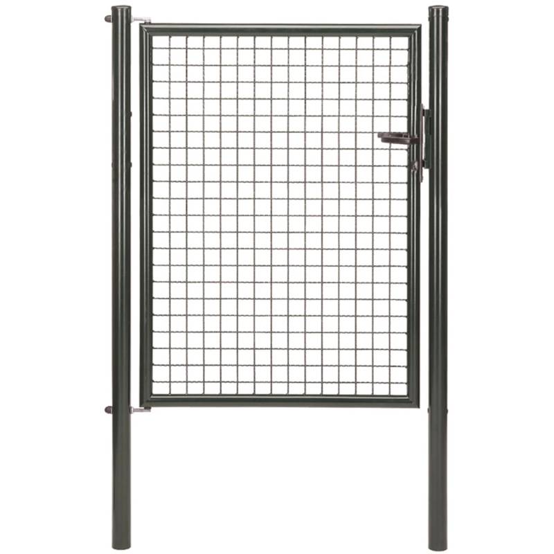 Einzeltor für Maschendraht- u. Fix-Clip Pro-Zaun Anthrazit-Met. 125 x 100 cm
