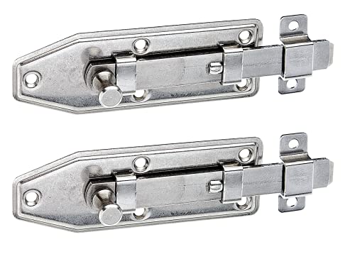 Alberts 112899 Fensterriegel | gerade, mit befestigter Schlaufe | Edelstahl | Platte 100 x 35 mm | 2er Set Alberts 112899 Fensterriegel | gerade, mit befestigter Schlaufe | Edelstahl | Platte 100 x 35 mm | 2er Set von Alberts