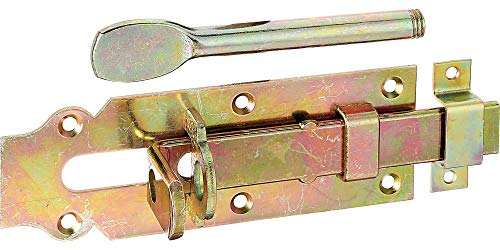 Alberts 117160 Stalltür-Schlossriegel | gerade, mit flachem Griff und befestigter Schlaufe | galvanisch verzinkt, dickschichtpassiviert | Platte 180 x 64 mm Alberts 117160 Stalltür-Schlossriegel | gerade, mit flachem Griff und befestigter Schlaufe | galvanisch verzinkt, dickschichtpassiviert | Platte 180 x 64 mm von Alberts