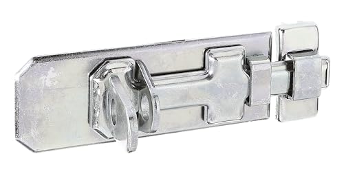 Alberts 123079 Sicherheits-Schlossriegel | mit flachem Griff und befestigter Schlaufe | galvanisch verzinkt, dickschichtpassiviert | Platte 120 x 45 mm Alberts 123079 Sicherheits-Schlossriegel | mit flachem Griff und befestigter Schlaufe | galvanisch verzinkt, dickschichtpassiviert | Platte 120 x 45 mm von Alberts