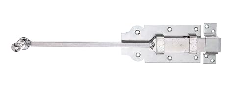 Alberts 123154 Tür-Stangenriegel | mit Knopfgriff und befestigter Schlaufe | galvanisch verzinkt, dickschichtpassiviert | 365,8 x 80 mm Alberts 123154 Tür-Stangenriegel | mit Knopfgriff und befestigter Schlaufe | galvanisch verzinkt, dickschichtpassiviert | 365,8 x 80 mm von Alberts