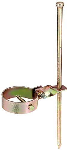 Alberts 204853 Schaukelanker | für die Befestigung am Boden | galvanisch gelb verzinkt | Länge 390 mm | Schellen-Ø 80 mm von Alberts