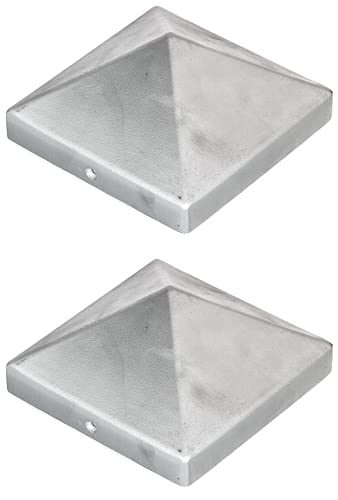 Alberts 215330 Pfostenkappe für Holzpfosten | hohe Form | Aluminiumguss | blank | 120 x 120 mm | 2er Set Alberts 215330 Pfostenkappe für Holzpfosten | hohe Form | Aluminiumguss | blank | 120 x 120 mm | 2er Set von Alberts