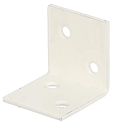 Alberts 847517 Breitwinkel | weiß kunststoffbeschichtet | 30 x 30 x 30 mm | 50er Set von Alberts