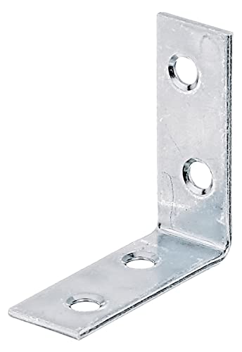 Alberts 336219 Stuhlwinkel | sendzimirverzinkt | 50 x 50 x 15 mm | 12er Set von Alberts