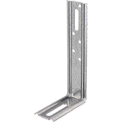 Alberts 866280 Verstellwinkel | 90°-Winkel, geprägt, mit Langloch | sendzimirverzinkt | 70 x 140 x 30 mm | 25er Set von Alberts
