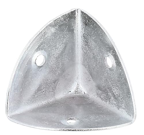 Alberts 851040 Kistenecke | galvanisch verzinkt, dickschichtpassiviert | Länge 35 mm | 25er Set von Alberts