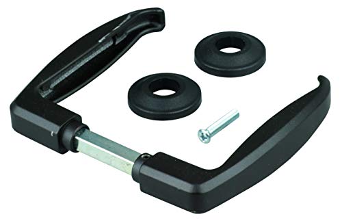 Alberts 419035 Türdrücker - Aluminium - 40 x 107,5 mm - 2er Set von Alberts