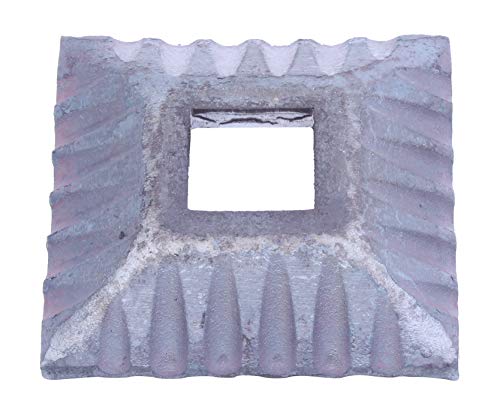Alberts 422929 Abdeckrosette | gehämmert | Stahl | 70 x 20 mm von Alberts