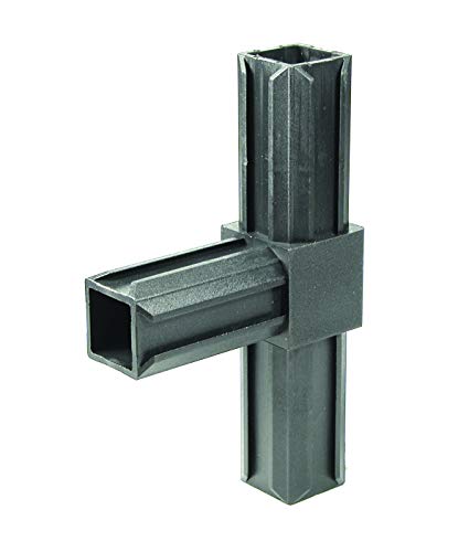 Alberts 426453 XD-Rohrverbinder | T-Stück | Kunststoff, schwarz | 30 x 30 x 2,0 mm von Alberts