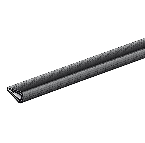 Alberts 426859 Kantenschutzprofil | Weich-PVC, schwarz | 1500 x 10 x 7 mm von Alberts