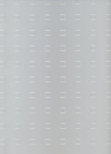 Alberts 466459 Strukturblech | Quadrat-Prägung | Aluminium, silberfarbig eloxiert | 200 x 1000 x 1 mm von Alberts