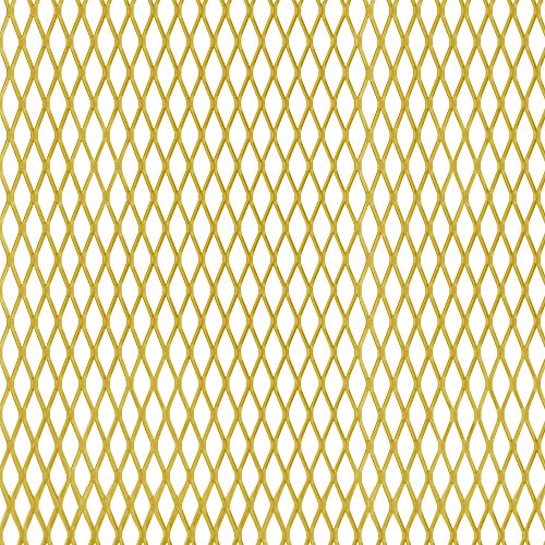 Alberts 467289 Streckmetallblech | Aluminium | Aluminium, goldfarbig eloxiert | 600 x 1000 x 1,6 mm von Alberts