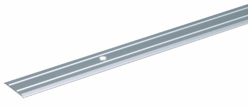 Alberts 491925 Übergangsprofil | gebohrt | Aluminium, edelstahlfarbig eloxiert | 900 x 38 mm von Alberts