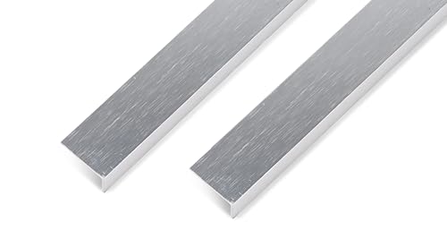 Alberts 499600 Winkelprofil | selbstklebend | Aluminium, edelstahldesign, hell | 1000 x 30 x 15 mm | 2er Set von Alberts