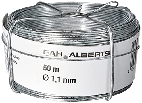 Alberts 530044 Drahtspule | verzinkt | Draht-Ø 1,1 mm | Länge 50 m von Alberts