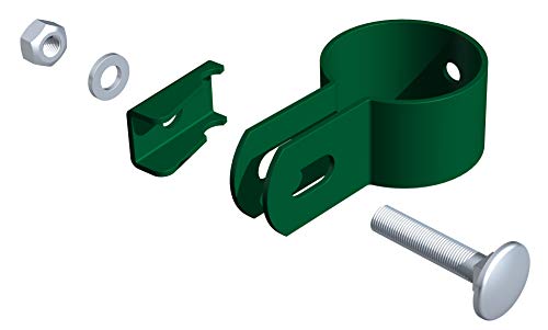 Alberts 563462 Endschelle | grün | für Pfosten-Ø 34 mm, Gruen von Alberts