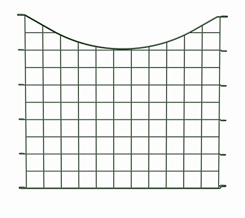 Alberts 646905 Teich-Zaunfeld | Bogen mittig unten | grün kunststoffbeschichtet | Breite 777 mm von Alberts