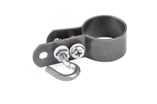 Alberts 655662 Schelle für Geflechtspannstäbe | verzinkt, anthrazit-metallic | Schellen-Ø 34 mm von Alberts