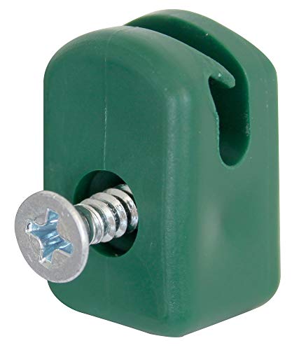 GAH-Alberts 655877 Spanndrahthalter mit Schraube, Kunststoff, grün / 50 Stück von GAH-Alberts