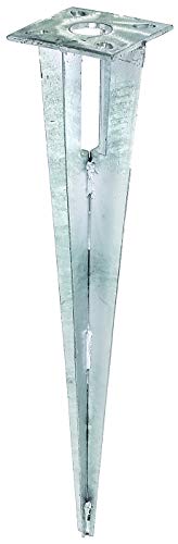 Alberts 658601 Einschlag-Bodenhülse | für Stahlrohr-Zaunpfosten | feuerverzinkt | Länge 500 mm | für Pfosten-Ø 34 mm Alberts 658601 Einschlag-Bodenhülse | für Stahlrohr-Zaunpfosten | feuerverzinkt | Länge 500 mm | für Pfosten-Ø 34 mm von Alberts