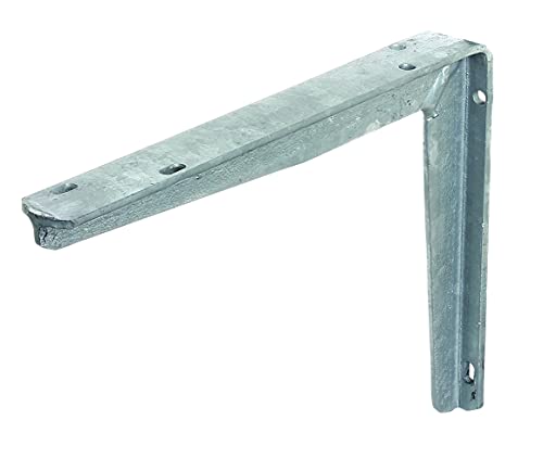 Alberts 800703 Konsole aus T-Profil | wahlweise in verschiedenen Ausführungen | für extreme Beanspruchung und Belastung | feuerverzinkt | Höhe 200 mm | Tiefe 250 mm von Alberts