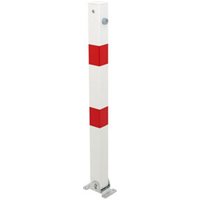 GAH Alberts Absperrpfosten KLAPPY 70x70 mm Dreik. Aufschr. von GAH Alberts