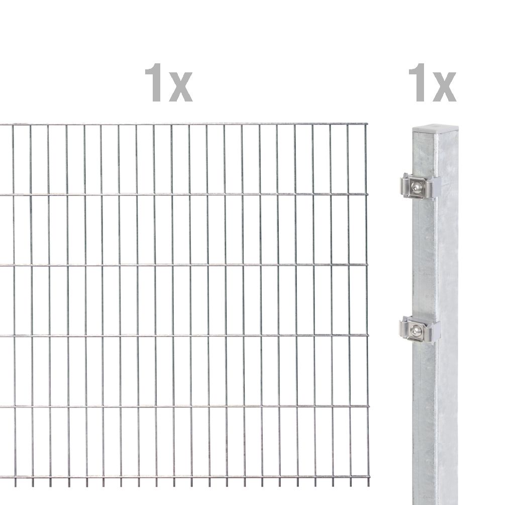 Alberts Anbauset Doppelstabmatten 2 m 80 cm 6/5/6 feuerverzinkt Alberts Anbauset Doppelstabmatten 2 m 80 cm 6/5/6 feuerverzinkt von Alberts