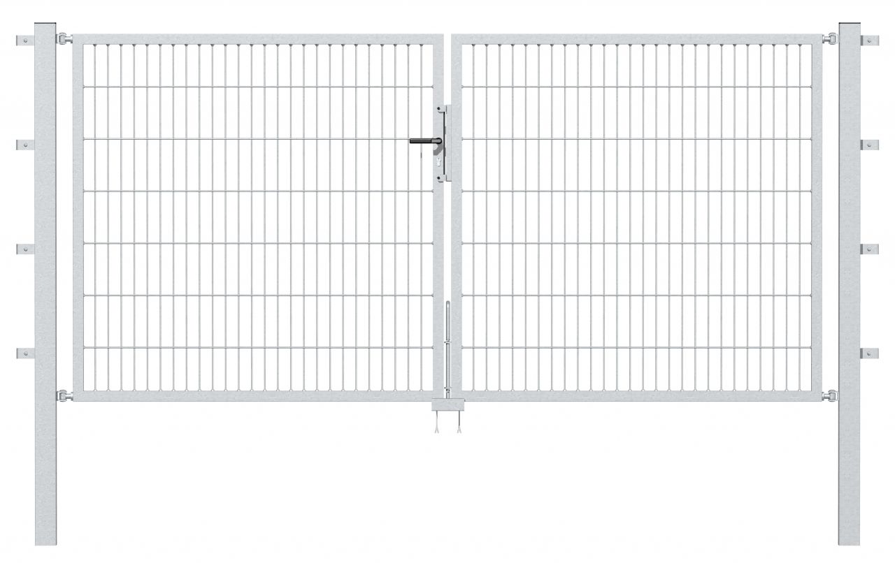 Alberts Doppeltor Flexo 120 x 300 cm Typ 6/5/6 feuerverzinkt von Alberts