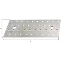 GAH Alberts Lochplatten mit CE? Ja 200 mm x 80 mm x 2 mm Stahl sendverz. von GAH Alberts