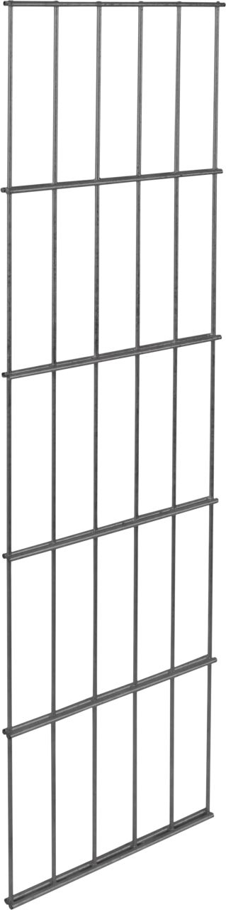 Alberts Seitengitter Cluster 250 mm 100 x 25 cm 6/5/6 anthrazit von Alberts