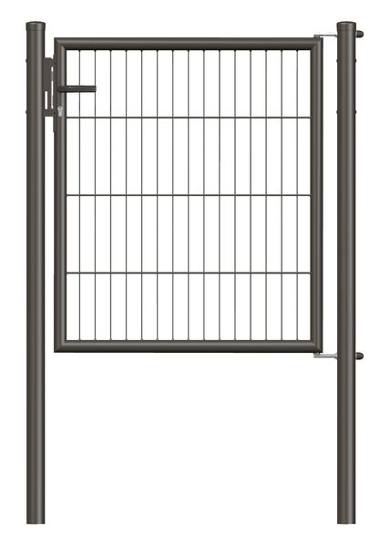 Alberts Stabgitter-Einzeltor Garden 100 x 100 cm anthrazit von Alberts