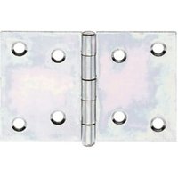 GAH Alberts Tür-Scharnier breit, B90xH60mm mit vern. Edelstahlstift sendzimirverzinkt von GAH Alberts