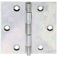 GAH Alberts Tür-Scharnier quadratisch, B64xH64mm mit vern. Edelstahlstift gelb, sendverz. von GAH Alberts
