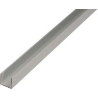 GAH Alberts U-Profil gleichschenkl.ungelocht L2000 x B10 x H8mm Aluminium, silberfarbig von GAH Alberts