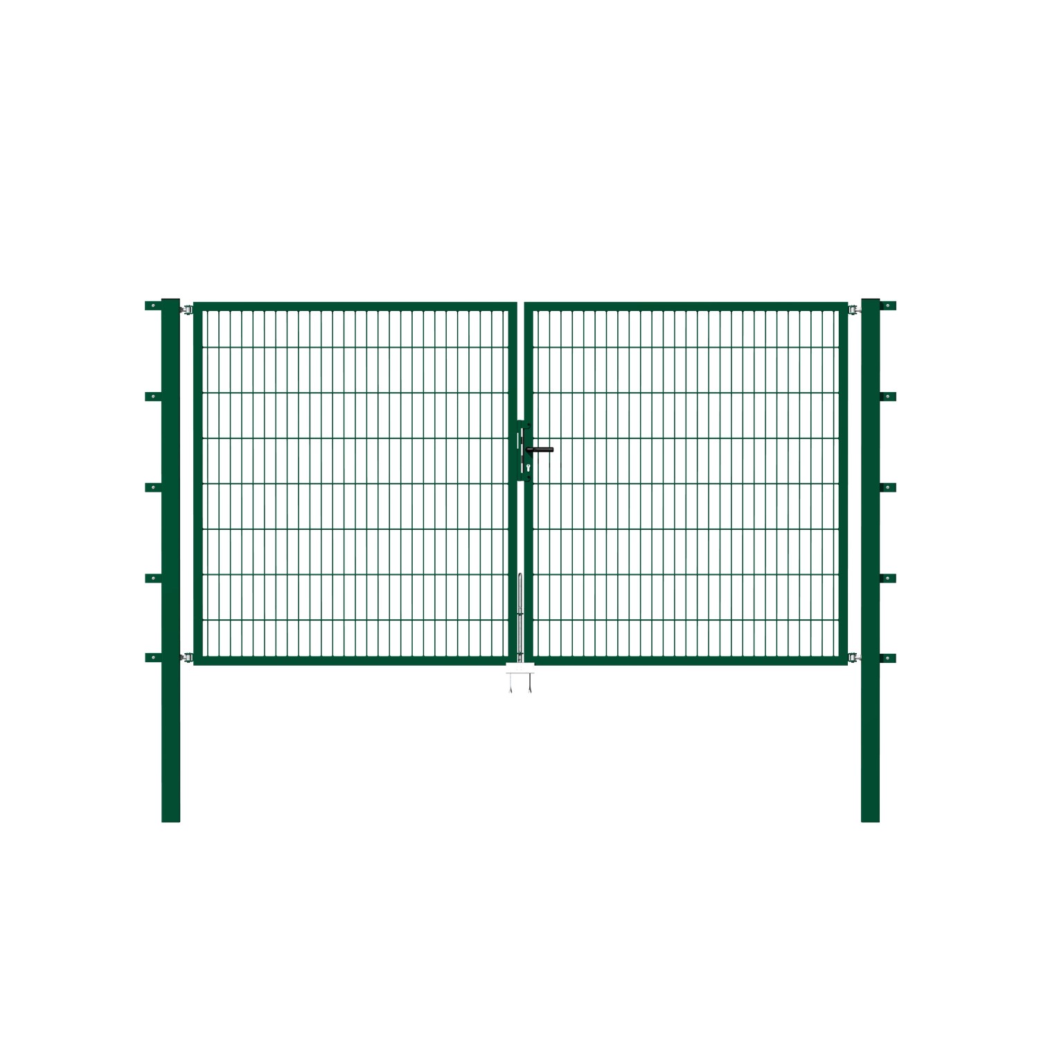Metallzaun Doppeltor für Doppelstabmatte Grün z. Einbetonieren 120 cm x 250 cm Metallzaun Doppeltor für Doppelstabmatte Grün z. Einbetonieren 120 cm x 250 cm von -