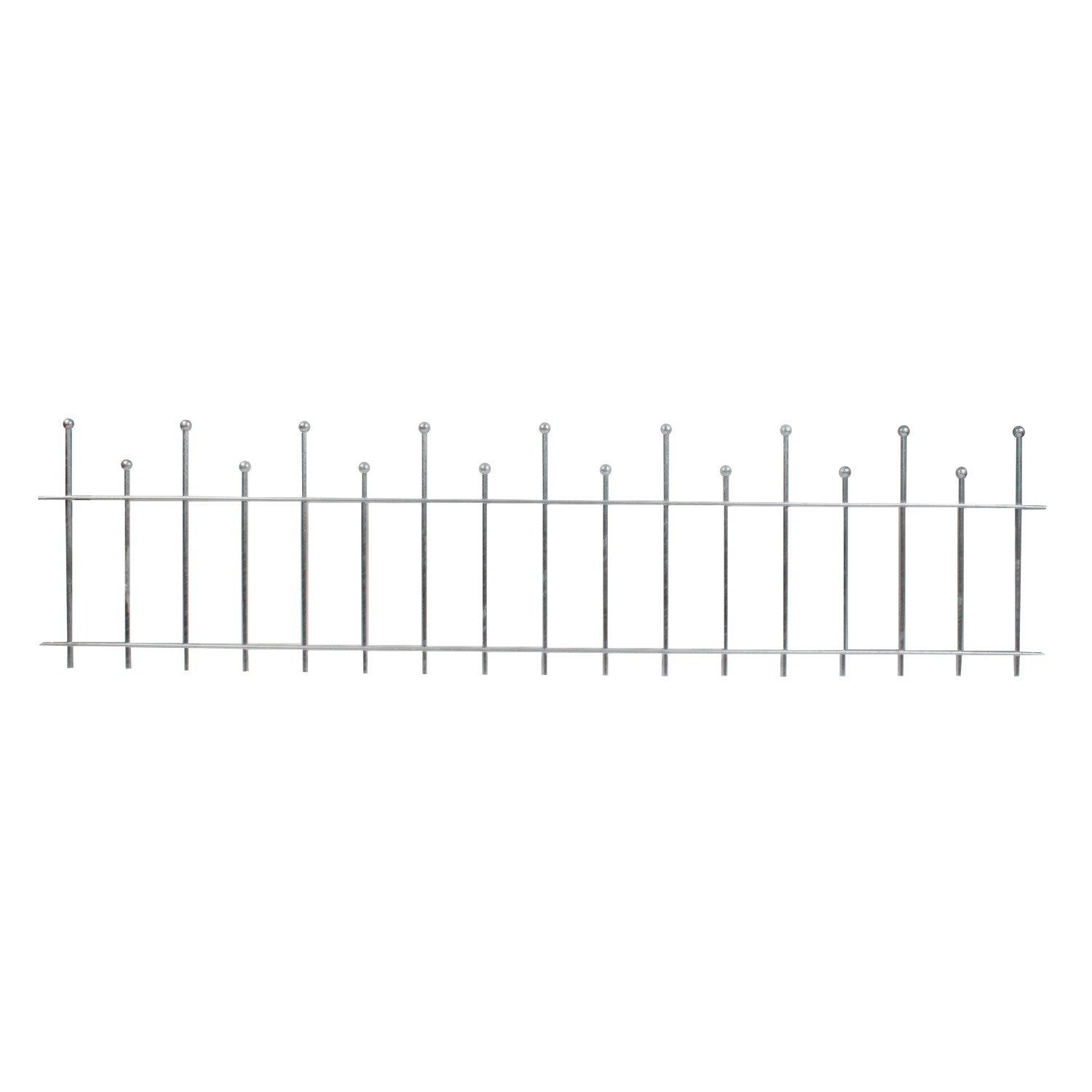 Metallzaun Zaunfeld Madrid Verzinkt 49,5 cm x 200 cm Metallzaun Zaunfeld Madrid Verzinkt 49,5 cm x 200 cm von -