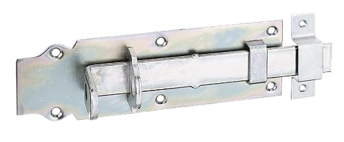 Alberts 116798 Schlossriegel | gerade, mit flachem Griff und befestigter Schlaufe | galvanisch verzinkt, dickschichtpassiviert | Platte 200 x 64 mm Alberts 116798 Schlossriegel | gerade, mit flachem Griff und befestigter Schlaufe | galvanisch verzinkt, dickschichtpassiviert | Platte 200 x 64 mm von Alberts