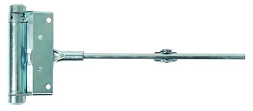 Alberts 417758 Tür- und Torschließer | selbstschließend | galvanisch blau verzinkt | Höhe 100 mm | Länge 242 mm von Alberts