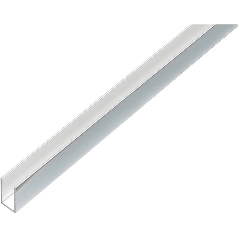 Alberts U-Profil Aluminium 10 mm x 15 mm x 1.000 mm Verchromt von -