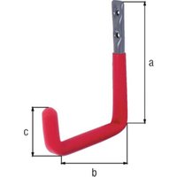 Wandhaken U-Form Rotgummi A.153mm STA roh verz.D.18mm GAH von GAH Alberts