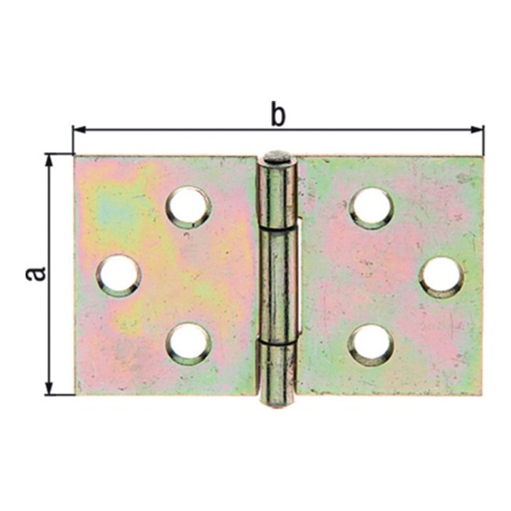 B-Ware Gah Scharnier Band Türbeschlag 30mm 47mm Stahl Gelb Verzinkt Breit 50 Stück B-Ware Gah Scharnier Band Türbeschlag 30mm 47mm Stahl Gelb Verzinkt Breit 50 Stück von GAH