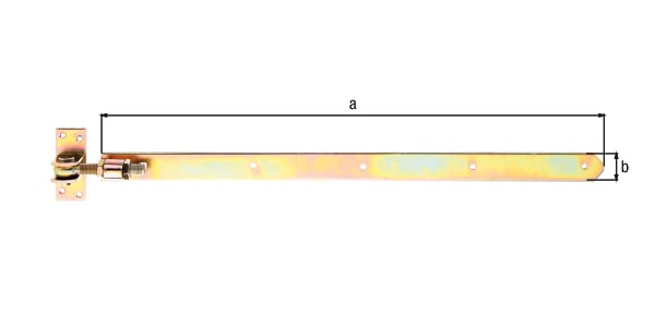 Ladenband gerade Abschluss abgerundet verstellbar Ladenband gerade Abschluss abgerundet verstellbar von GAH