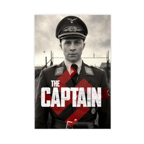GAHCWB Filmposter "The Captain" auf Leinwand, Schlafzimmer, Dekoration, Landschaft, Büro, Raumdekoration, Geschenk, 50 x 75 cm GAHCWB Filmposter "The Captain" auf Leinwand, Schlafzimmer, Dekoration, Landschaft, Büro, Raumdekoration, Geschenk, 50 x 75 cm von GAHCWB