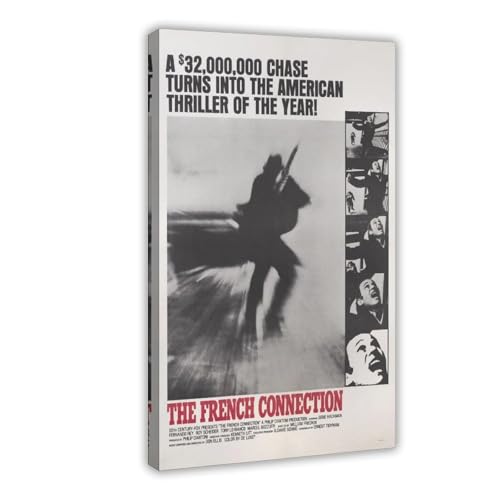 GAHCWB Filmposter "The French Connection", Leinwandposter, Wandkunst, Dekordruck, Gemälde für Wohnzimmer, Schlafzimmer, Dekoration, 50 x 75 cm GAHCWB Filmposter "The French Connection", Leinwandposter, Wandkunst, Dekordruck, Gemälde für Wohnzimmer, Schlafzimmer, Dekoration, 50 x 75 cm von GAHCWB