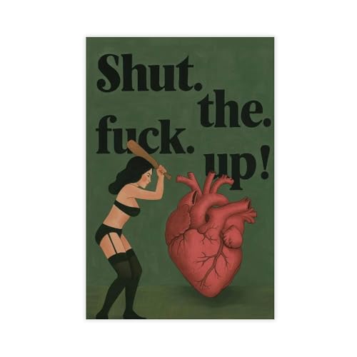 GAHCWB Kunstdruck auf Leinwand, Motiv: Dunkler Humor, Wandkunst, Dekor, Bild, Gemälde für Wohnzimmer, Schlafzimmer, Dekoration, 30 x 45 cm GAHCWB Kunstdruck auf Leinwand, Motiv: Dunkler Humor, Wandkunst, Dekor, Bild, Gemälde für Wohnzimmer, Schlafzimmer, Dekoration, 30 x 45 cm von GAHCWB