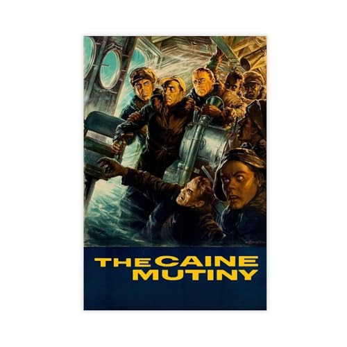 GAHCWB Leinwandposter "The Caine Mutiny", Wandkunst, Dekordruck, Gemälde für Wohnzimmer, Schlafzimmer, Dekoration, 30 x 45 cm GAHCWB Leinwandposter "The Caine Mutiny", Wandkunst, Dekordruck, Gemälde für Wohnzimmer, Schlafzimmer, Dekoration, 30 x 45 cm von GAHCWB
